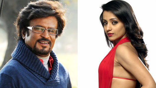 trisha,super star rajinikanth,trisha liking,rajinikanth with trisha,career peek stage,young heroes   త్రిషకు ఆ కోరిక తీరలేదంట....!